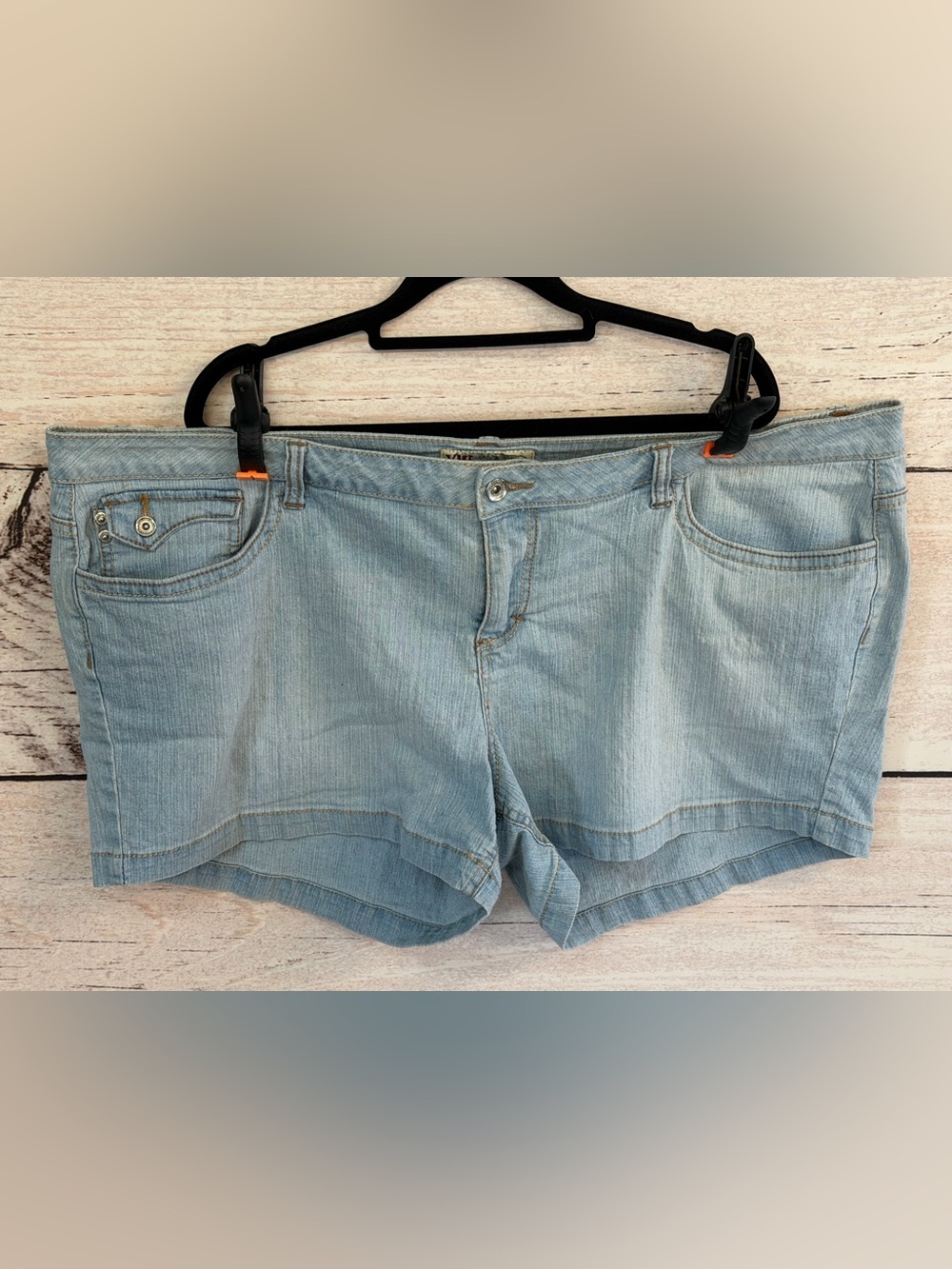 Classic Light Blue Denim Jean Shorts for Women